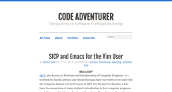 Desktop Screenshot of codeadventurer.com